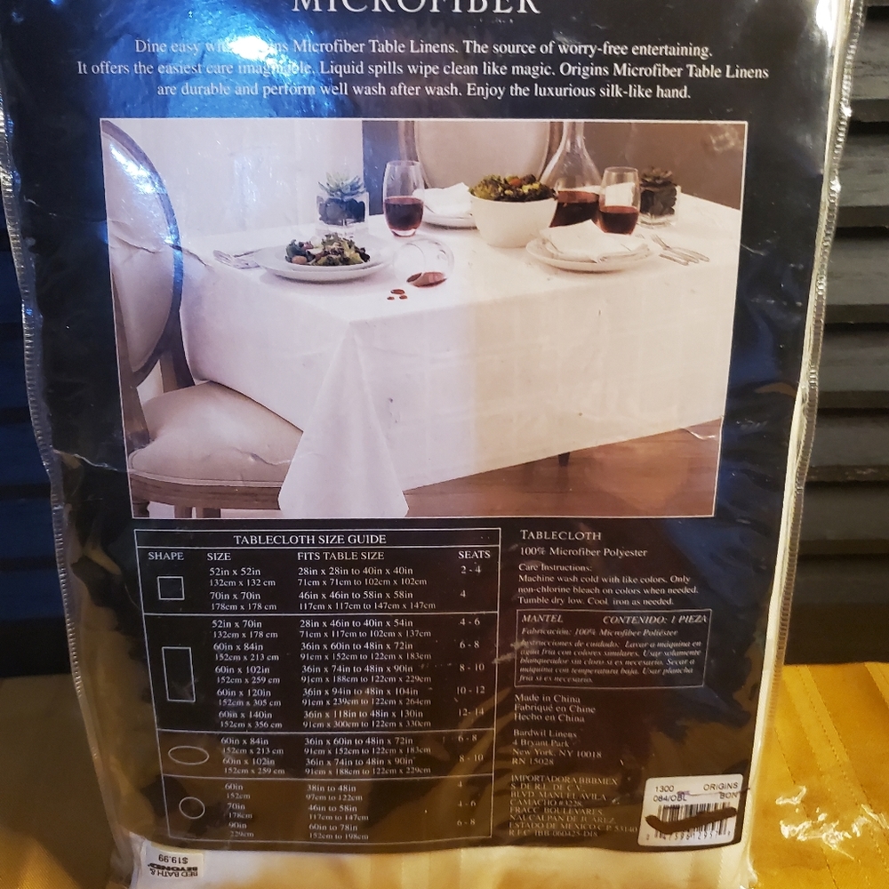 Tablecloth microfiber - Picture 3 of 4